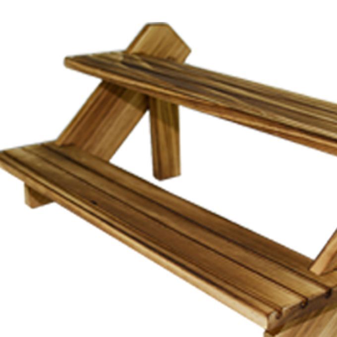 Multi-use Wooden Rack Cosmetics Toys Dolls Figure Model 2 Layer