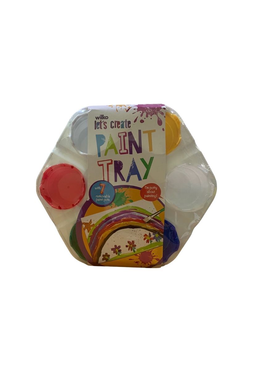 WILKO LETS CREATE PAINT TRAY