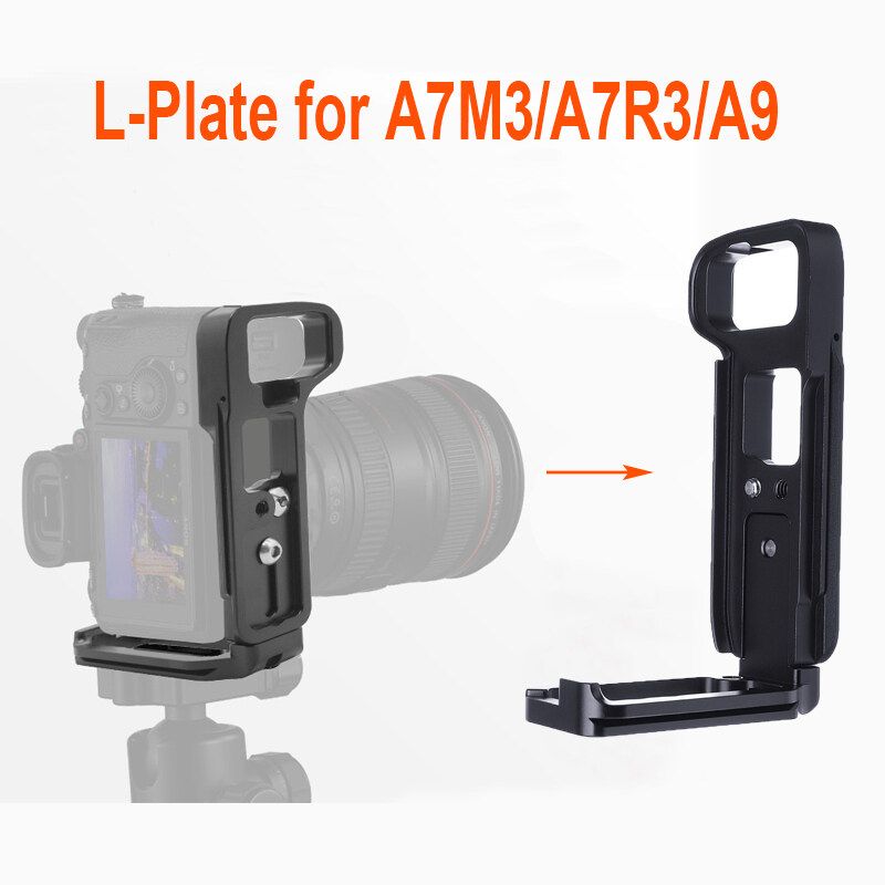 Release L-Bracket Plate Holder Hand Grip For Sony DSLR Camera A7M3/A7R3/A9
