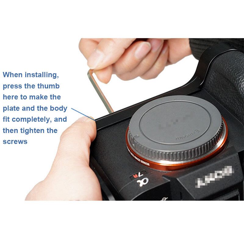 Release L-Bracket Plate Holder Hand Grip For Sony DSLR Camera A7M3/A7R3/A9