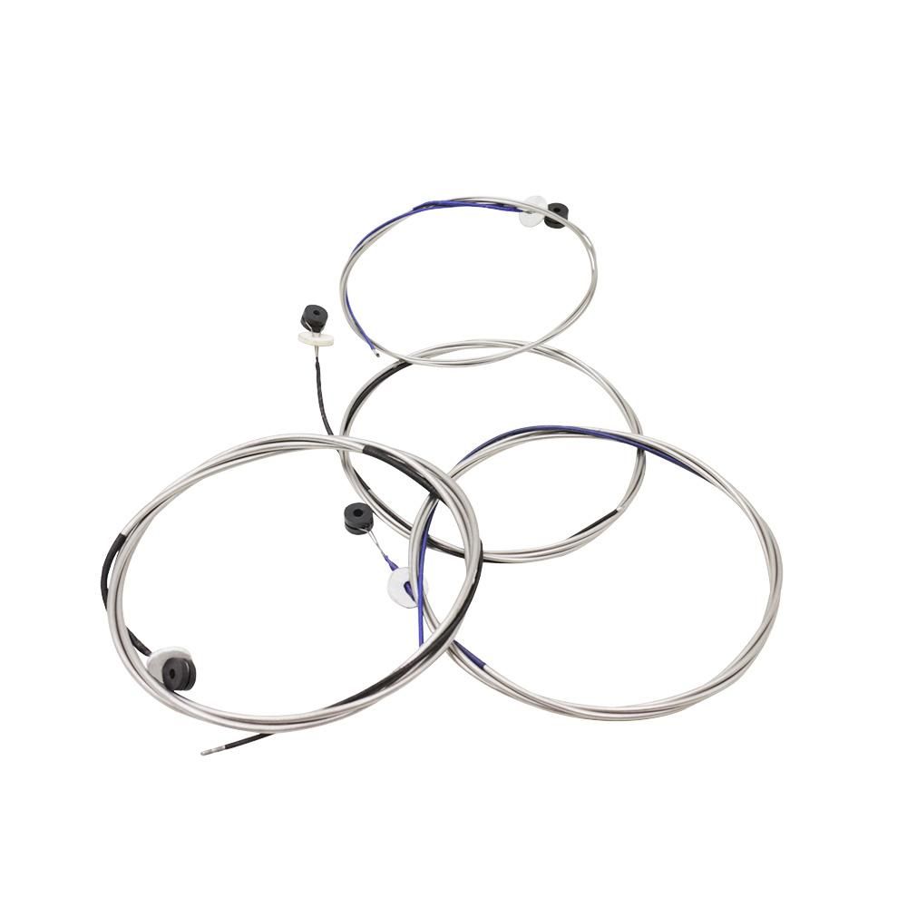 Full Set (G-D-A-E) Double Bass String Strings Steel Core Nickel Chromium Wound Ball End