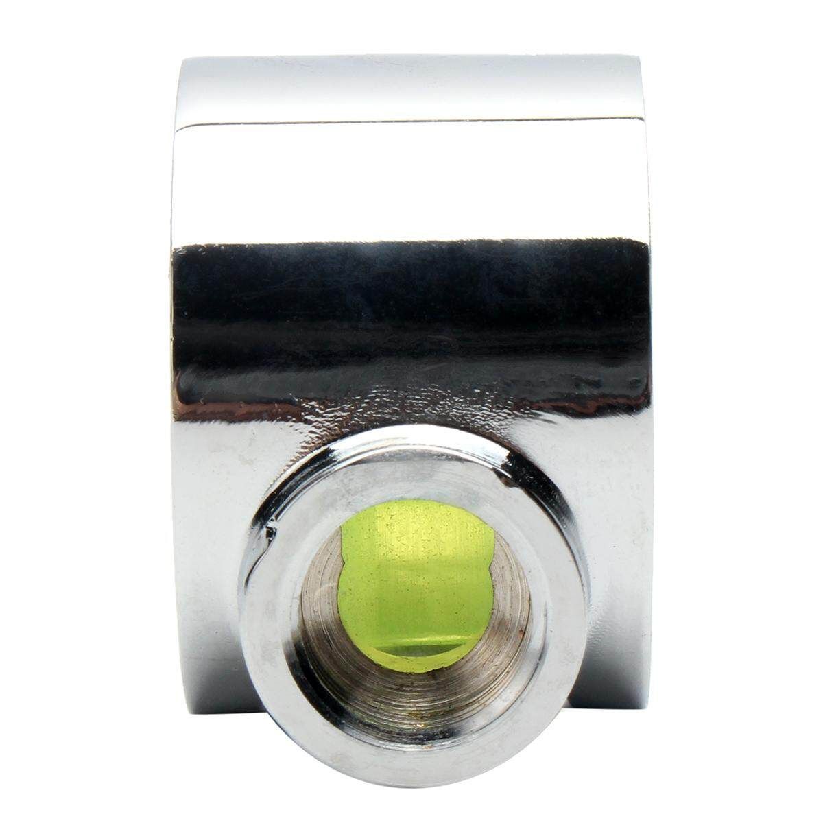 Olike Water Cooling Flow Indicator Meter Copper Chromed 2 Ways G1/4 Threaded