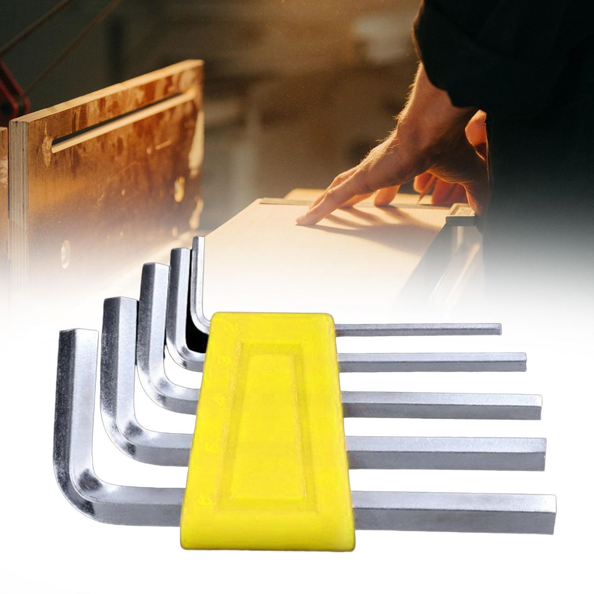5x Hex Key Set Compact Multifunctional Allen Wrench For