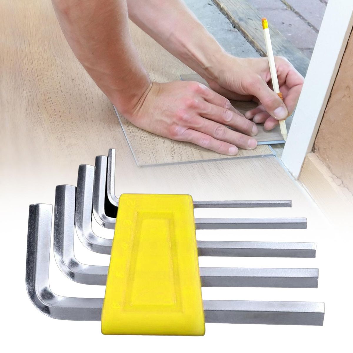 5x Hex Key Set Compact Multifunctional Allen Wrench For