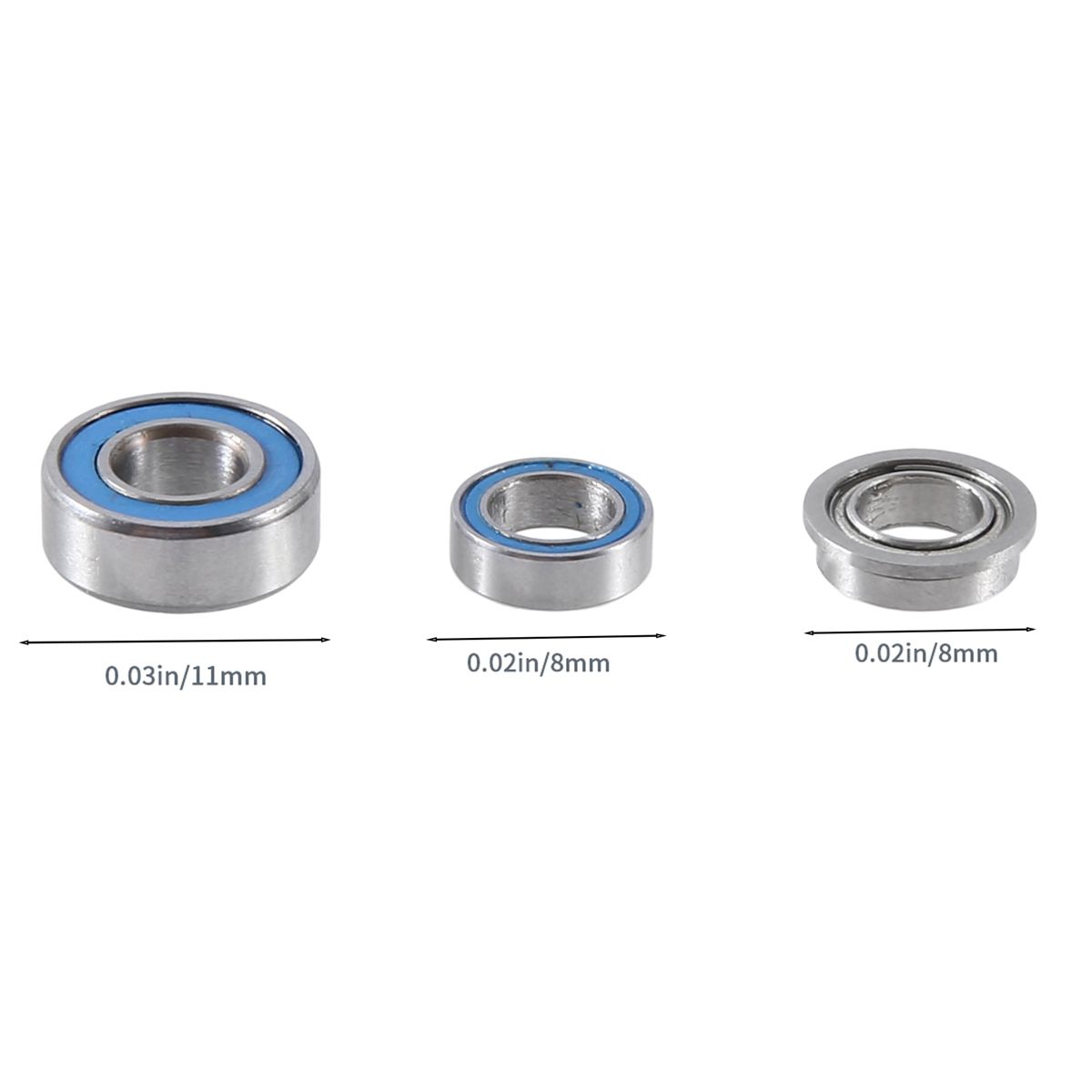 24Pcs Sealed Bearing Kit for MF-01X MF01X RC Car Upgrade