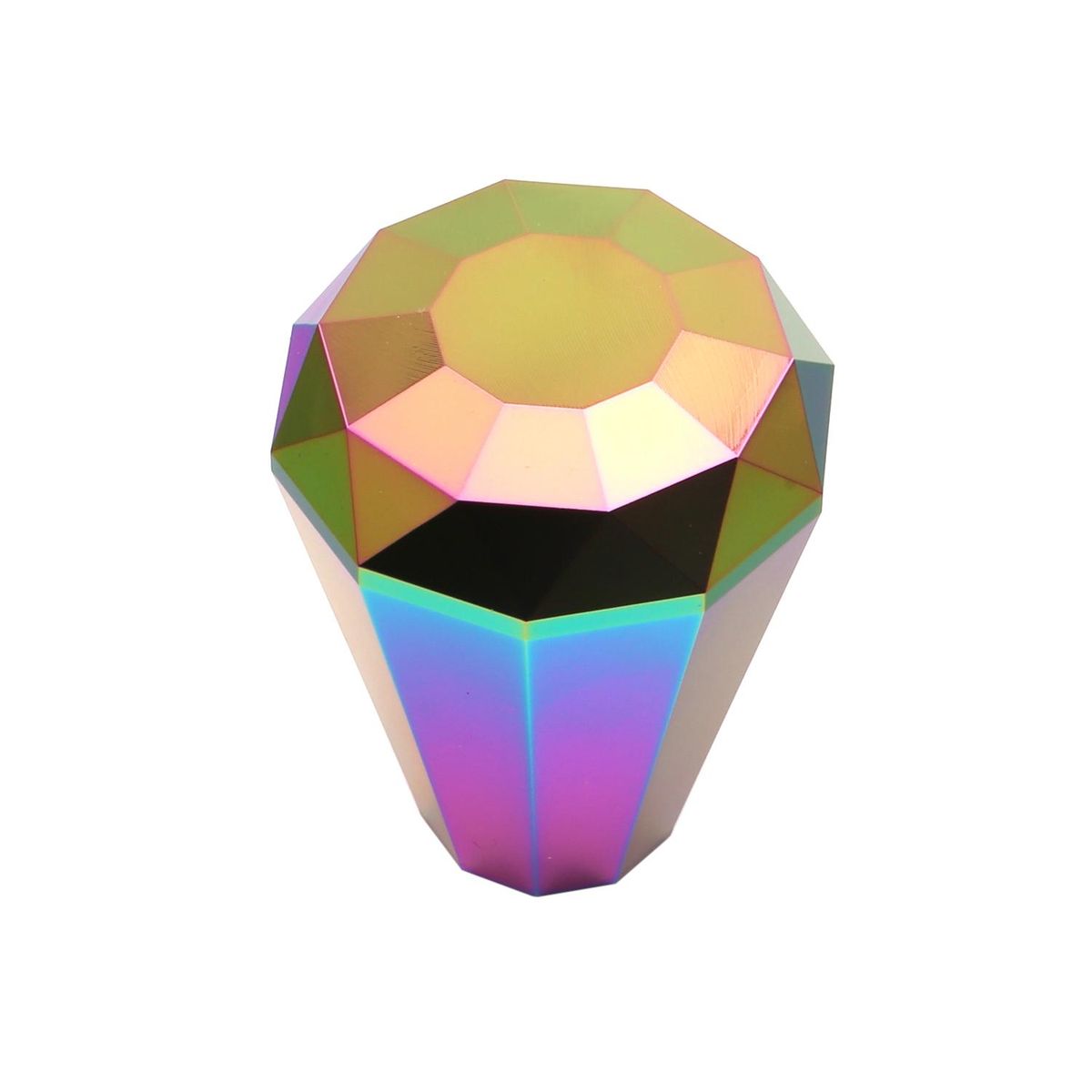 Universal Diamond Shape Manual Gear Shift Knob fitment for Car Manual Transmission and Automatic Transmission Without Lock Button