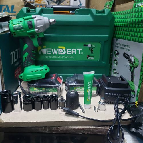 CORDLESS BRUSHLESS IMPACT WRENCH KIT SET 21V/4ah