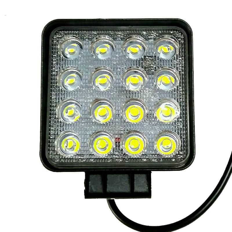 2pcs 48W 4.2 inch LED Work Light Flood Driving Lamp for Car Truck Trailer SUV Off Road Boat 12V 24V 4WD