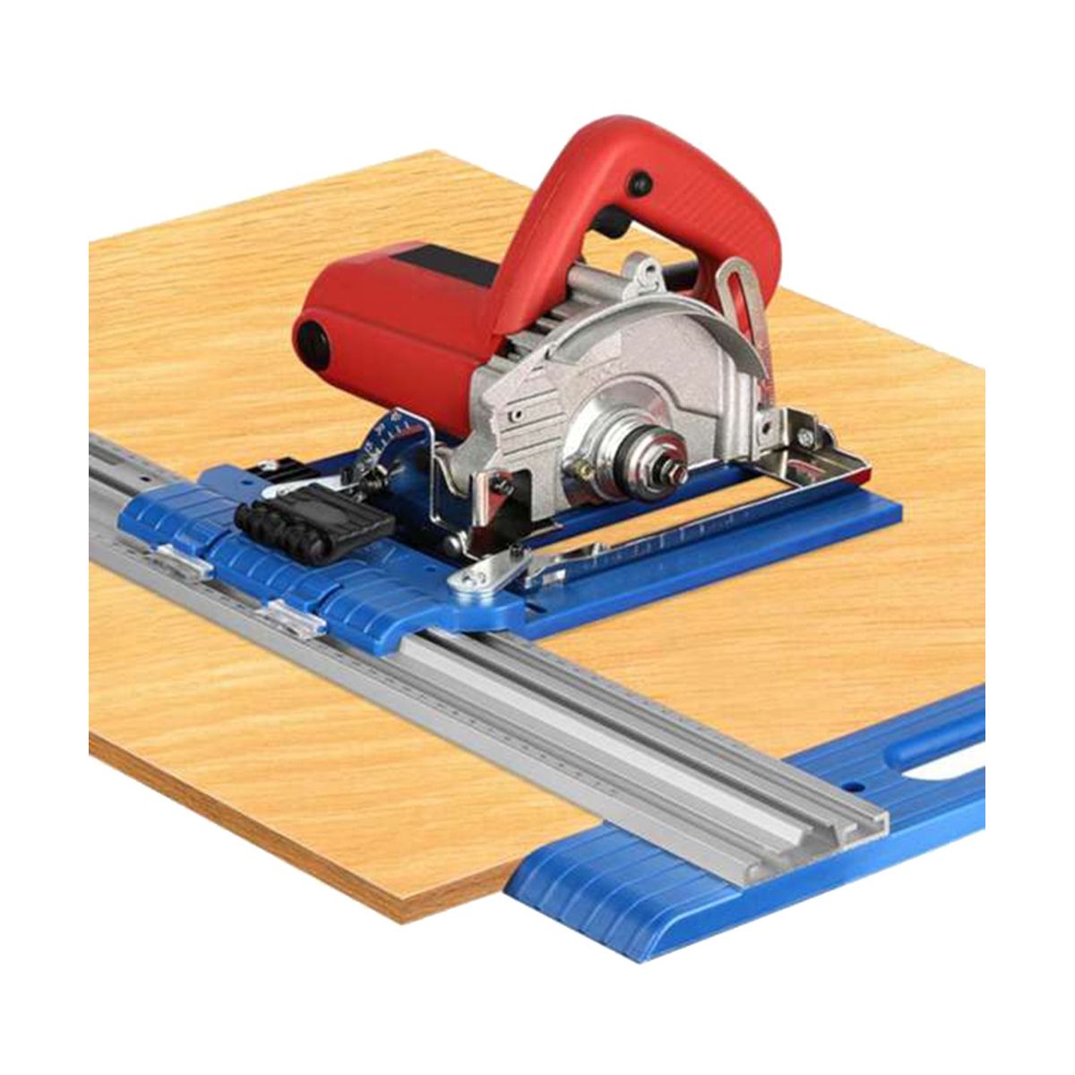 Circular Saw Edge Guide Position  Wood Board