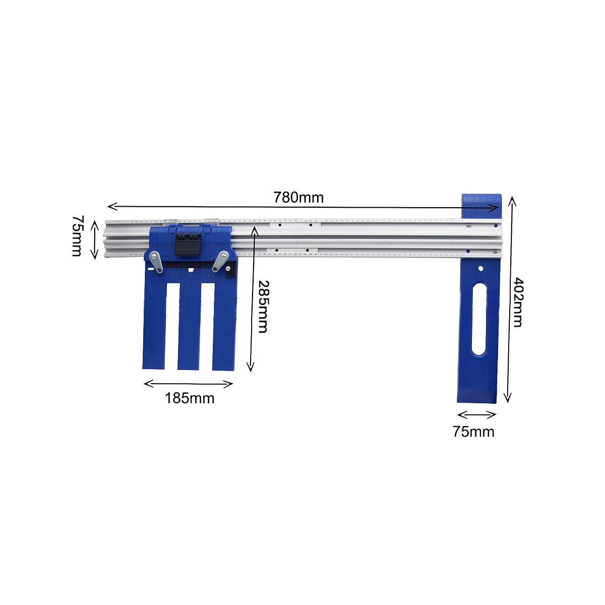 Circular Saw Edge Guide Position  Wood Board