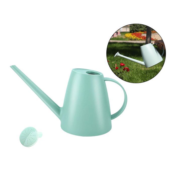 1.8L Watering Can For House Plant Long Spout With Detachable Green
