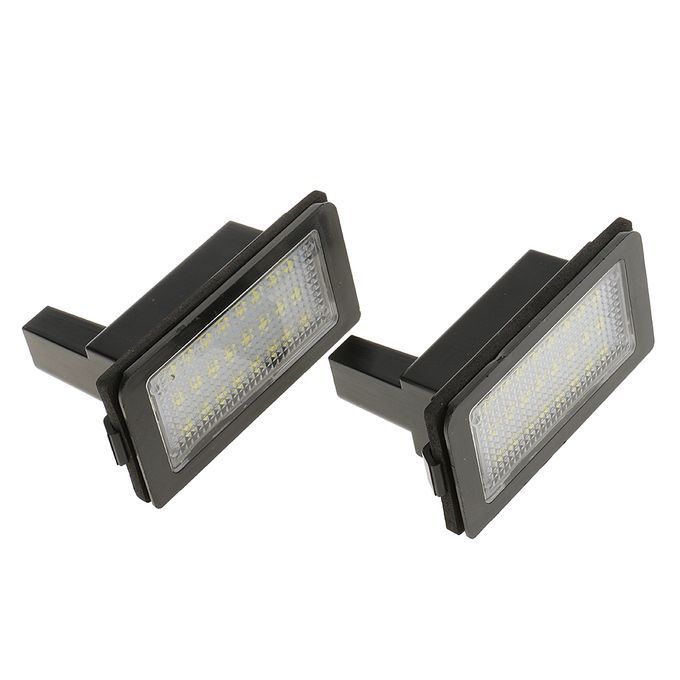 2PCS White 24 LED License Plate Light For BMW E38 7 Series 728 730 740