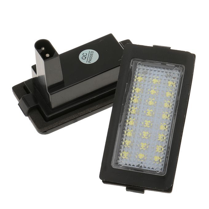 2PCS White 24 LED License Plate Light For BMW E38 7 Series 728 730 740