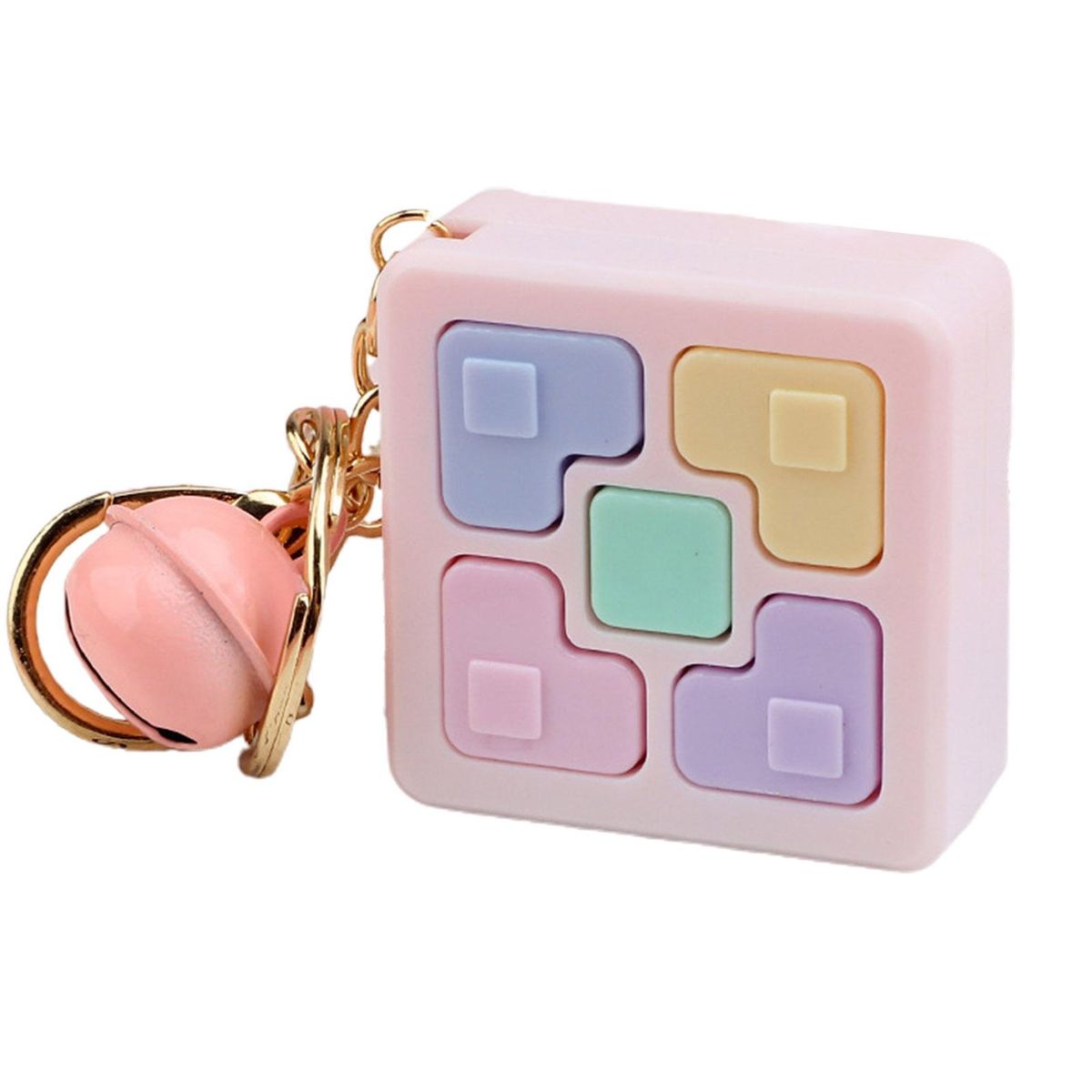 Key Chain Memory Game Machine Gaming Box Pink