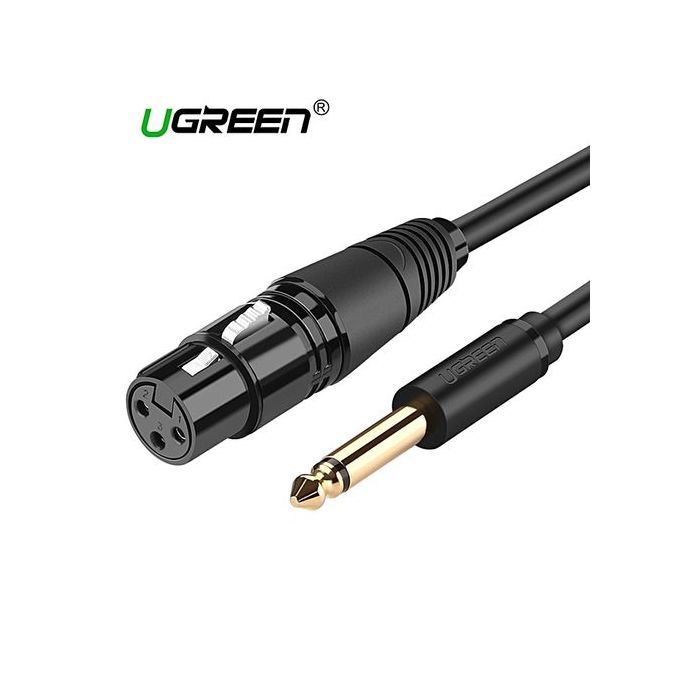 5M 6.5mm Jack To 3pin XLR Shielded Microphone Cable For Microphones,Powered Speakers,Sound Consoles By HonTai