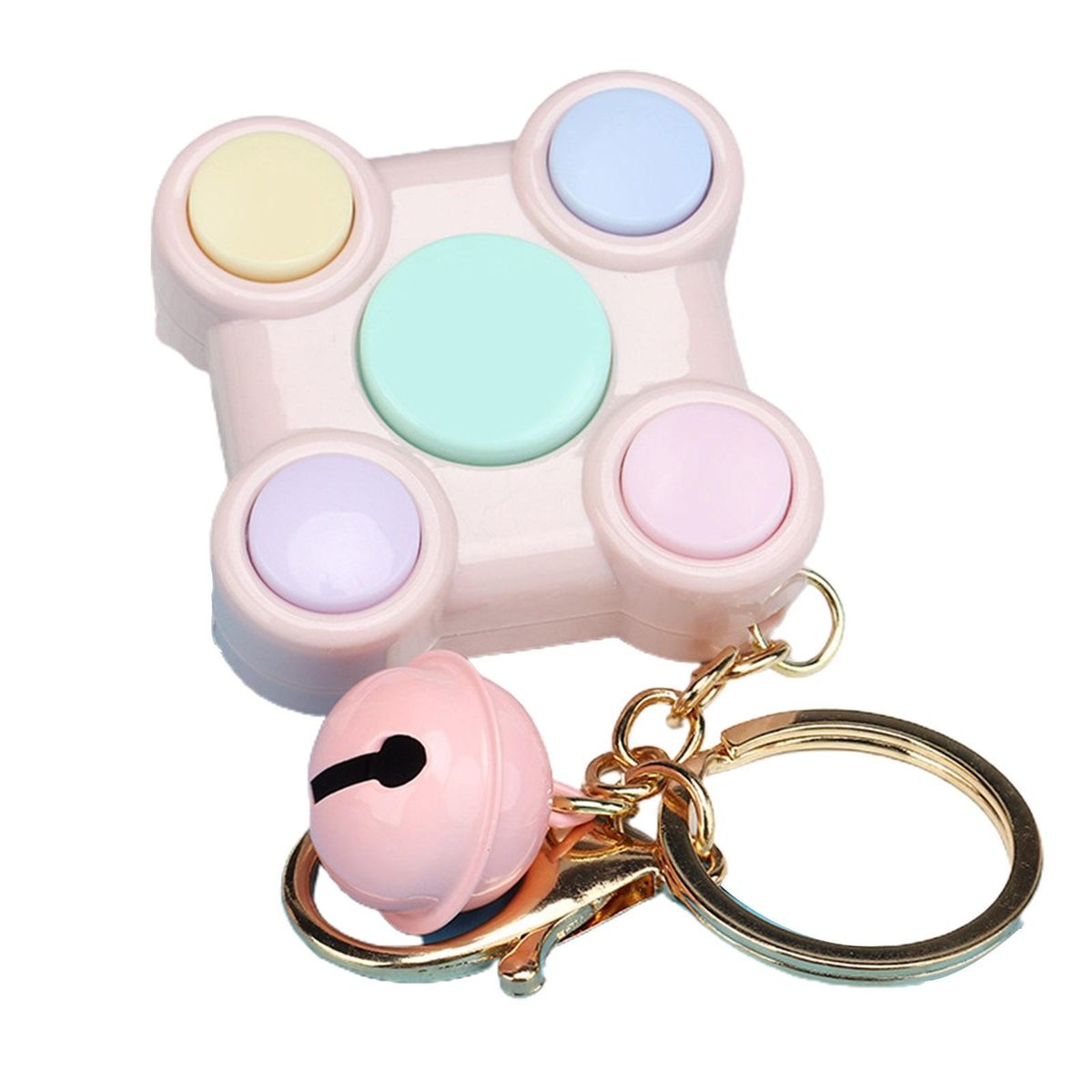 Keychain Ornament Children Puzzle Game Toy Pink
