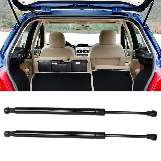 2Pcs Black Gas Spring Corrosion-Proof Replaceable-Black