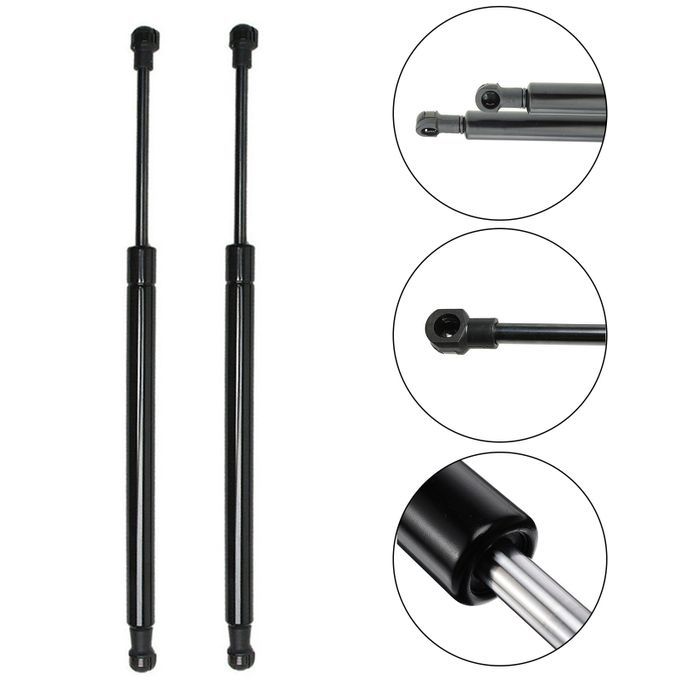 2Pcs Black Gas Spring Corrosion-Proof Replaceable-Black