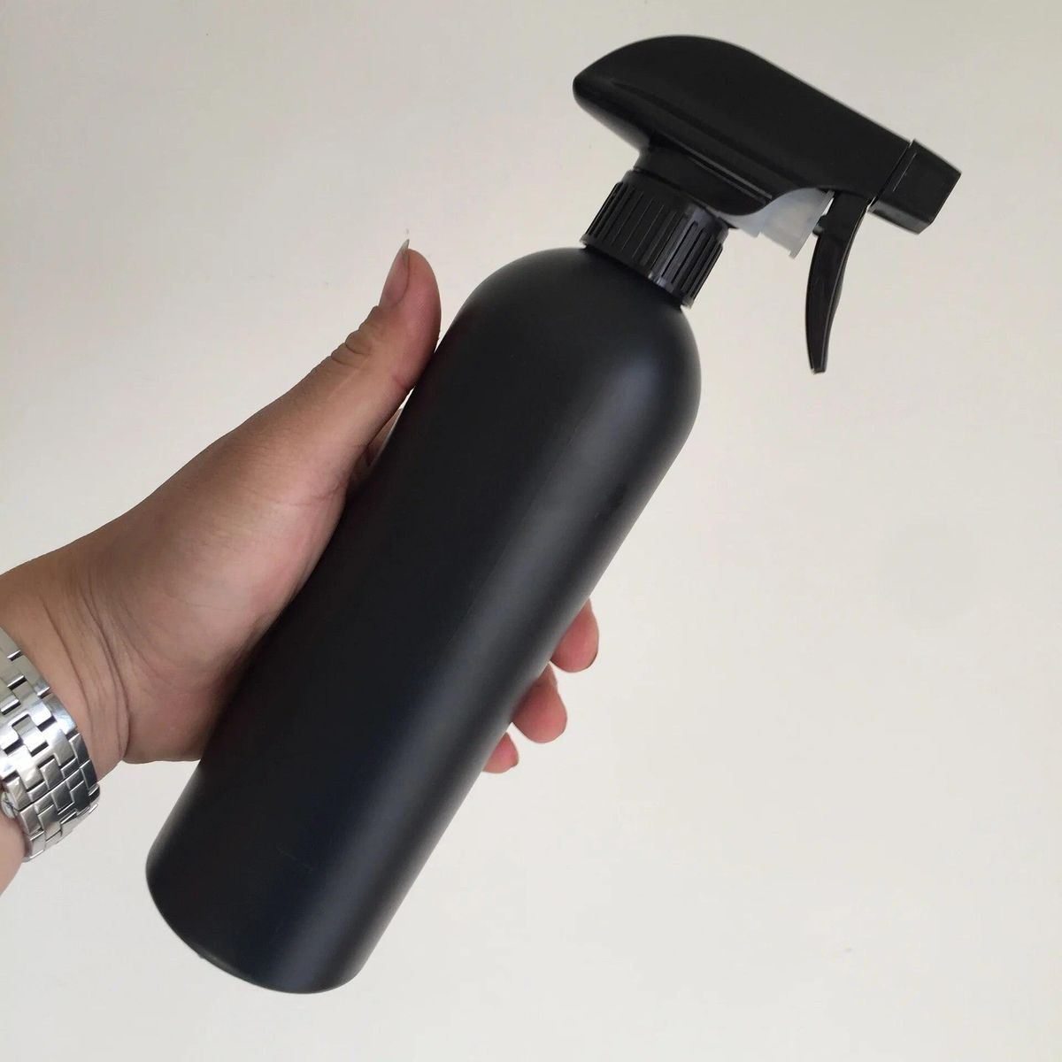 500ml Empty Black Spray plastic bottle Wash Cleanser Kitchen Water Sprayer Refillable Bottle With Mist Sprayer