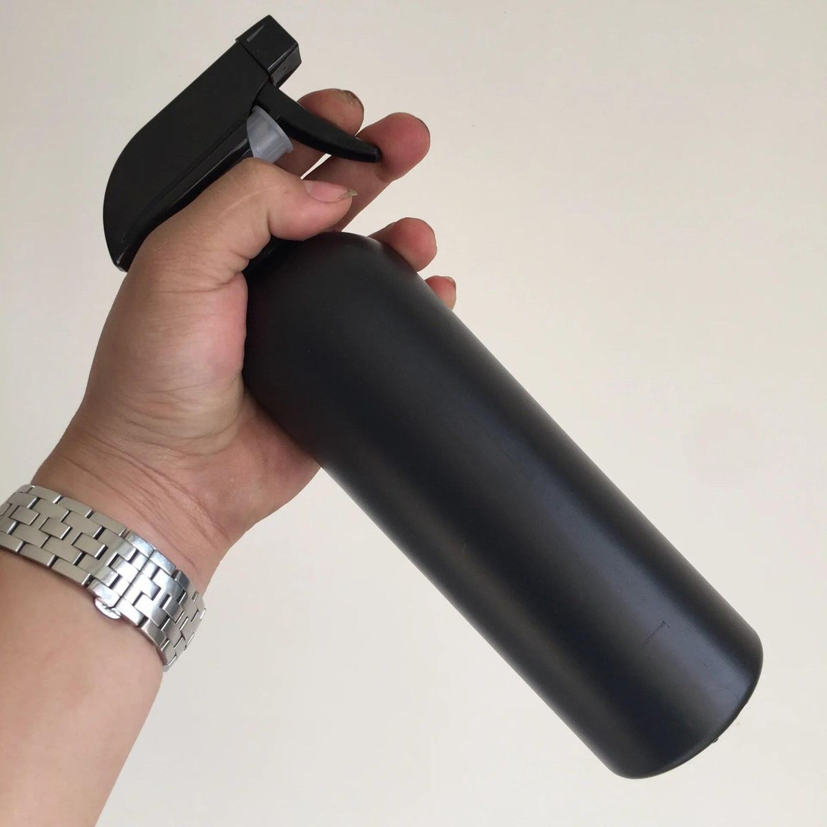 500ml Empty Black Spray plastic bottle Wash Cleanser Kitchen Water Sprayer Refillable Bottle With Mist Sprayer