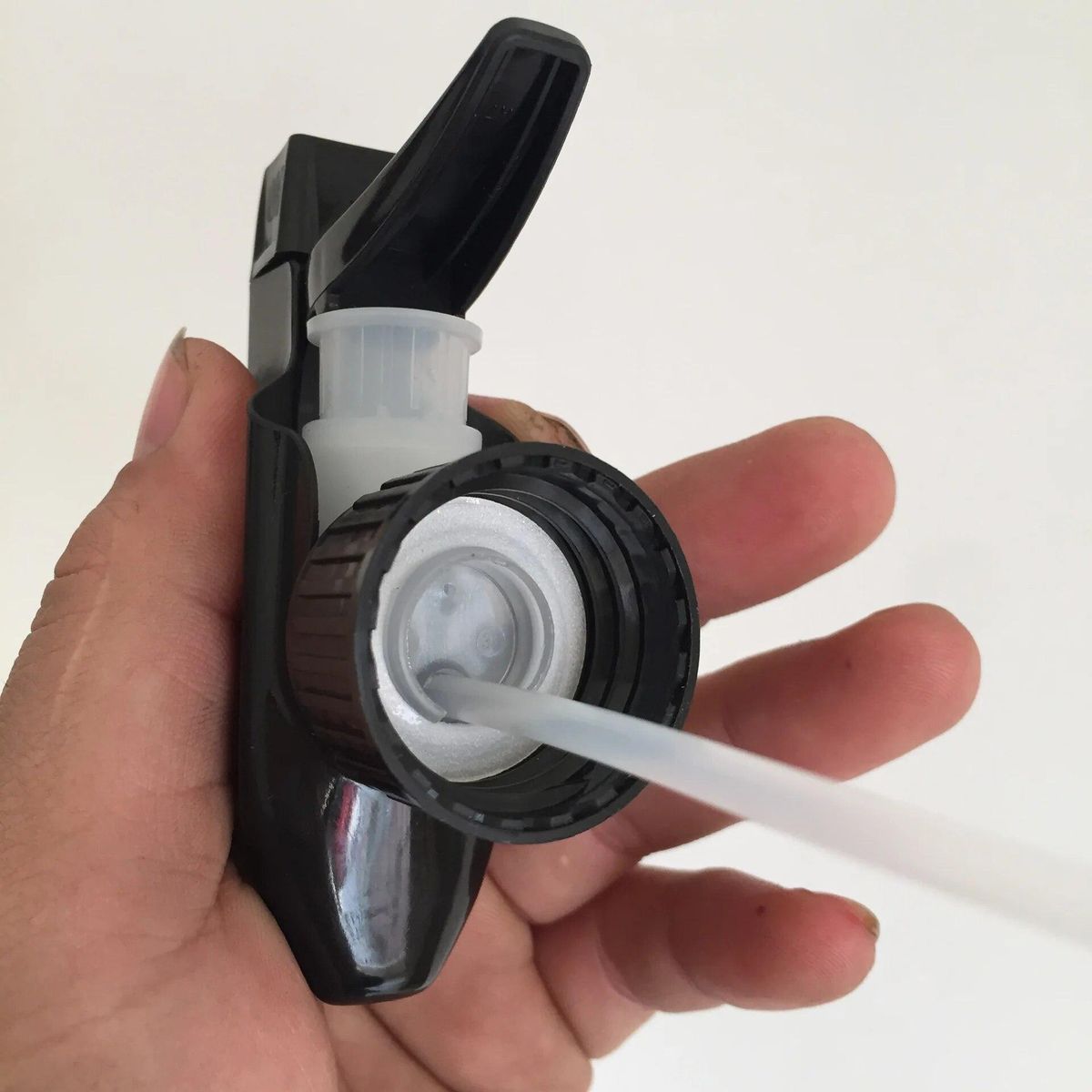 500ml Empty Black Spray plastic bottle Wash Cleanser Kitchen Water Sprayer Refillable Bottle With Mist Sprayer