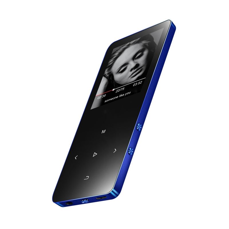 X2 1.8 Inch Touch Screen Bluetooth MP3 MP4 Music Player-Blue
