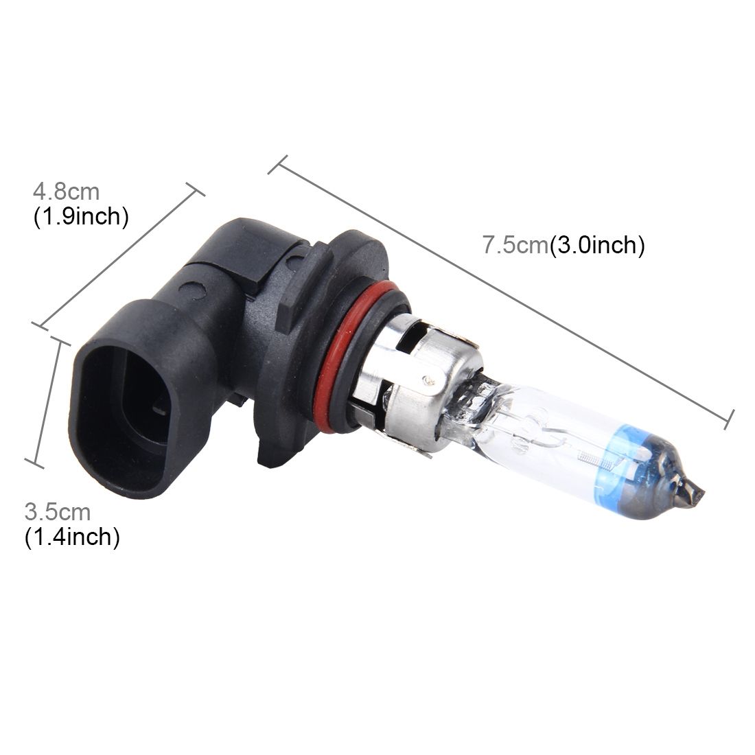 2 PCS 9005 55W 1700 LM 4300K HID Bulbs Xenon Lights Lamps