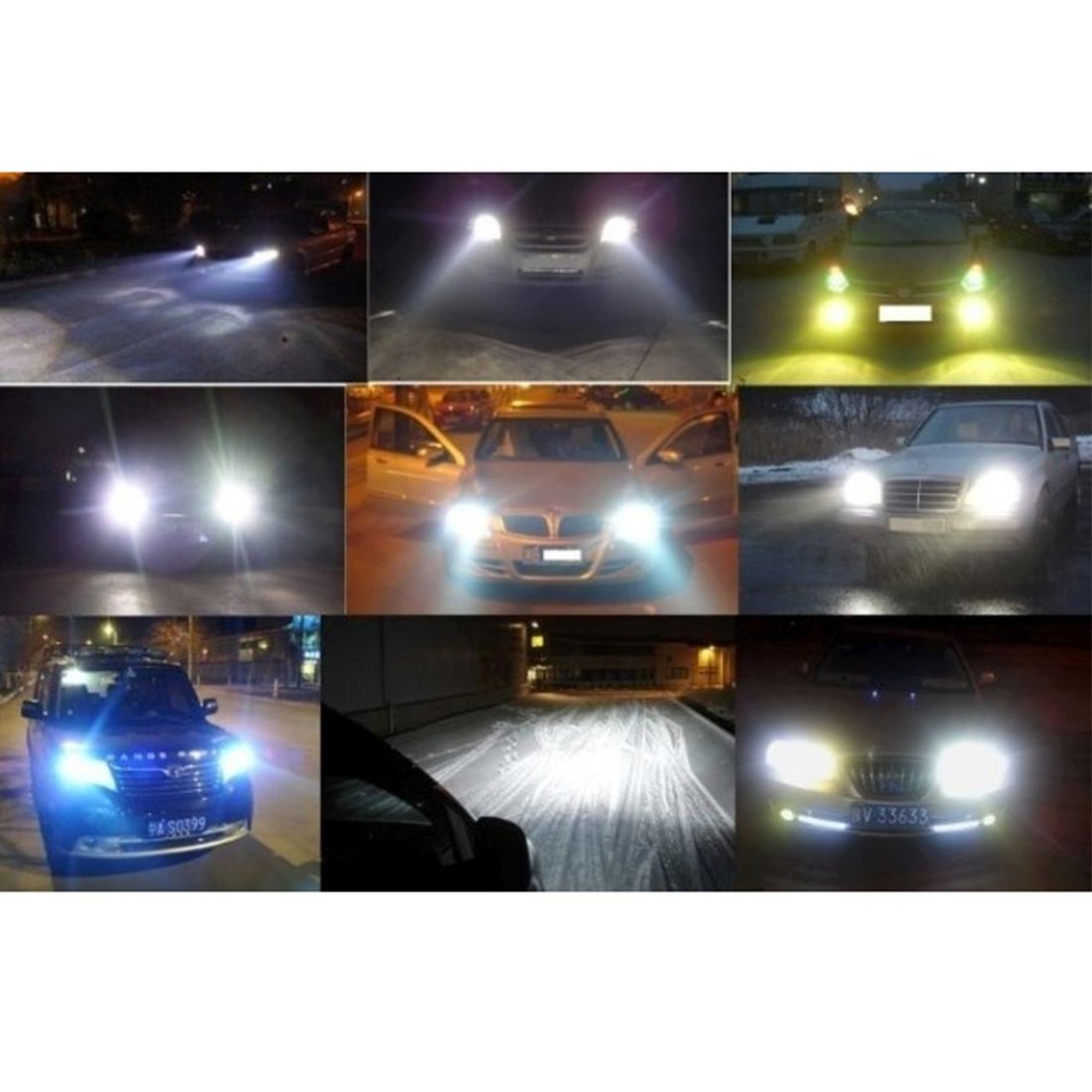 2 PCS 9005 55W 1700 LM 4300K HID Bulbs Xenon Lights Lamps