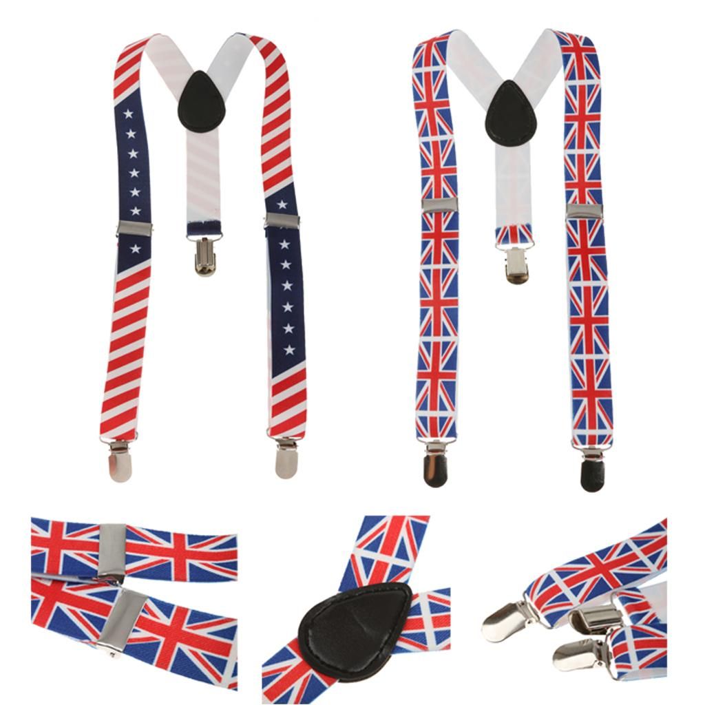 2pcs Print Suspenders Belts For Kid Fancy Dress  Children