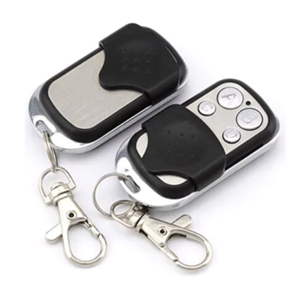 2Pcs Garage Door Opener Remote 4 Buttons Slide Cover
