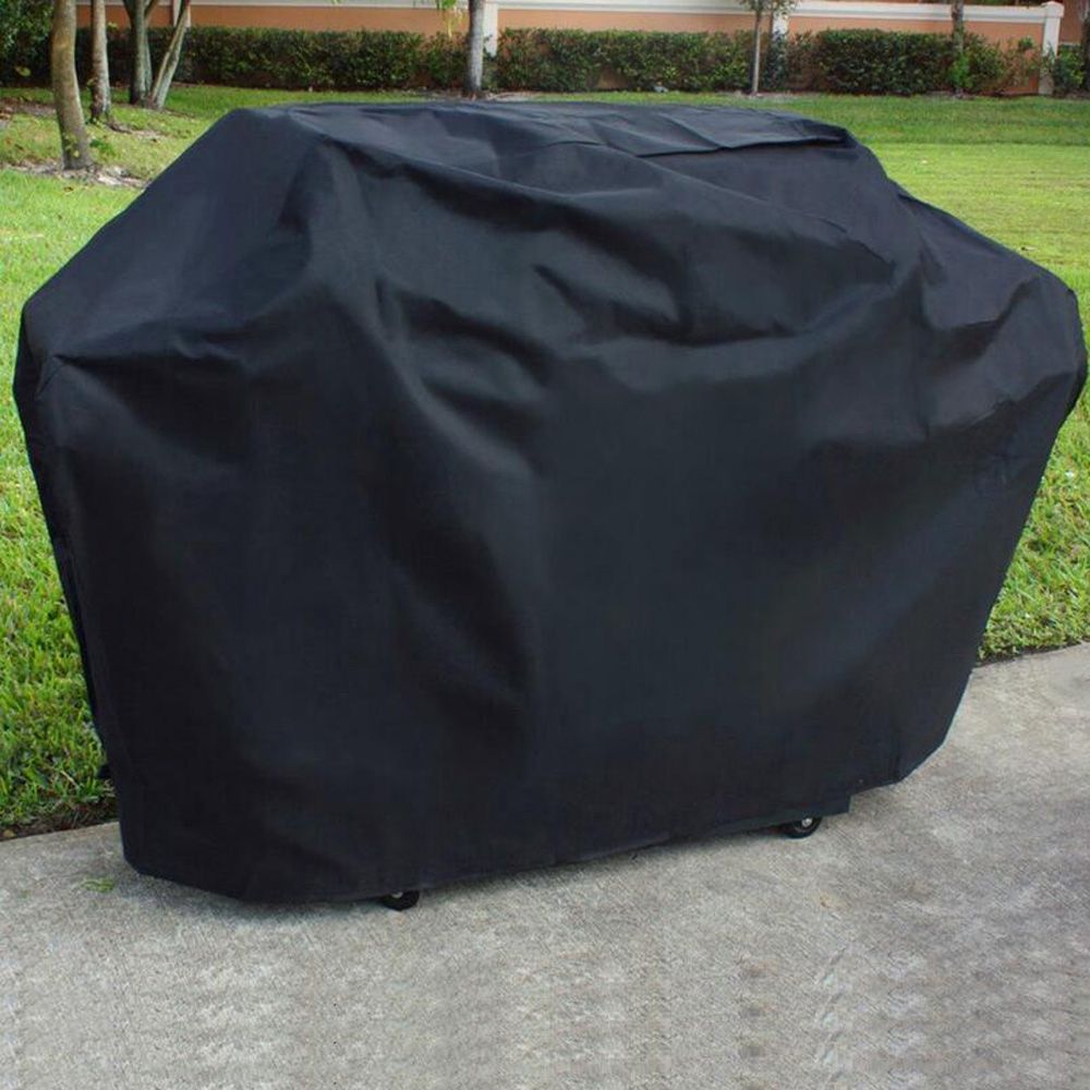 Black Waterproof BBQ Grill Barbeque Cover Outdoor Rain Grill Barbacoa Anti Dust Protector For Gas Charcoal Electric Barbecue Bag-M