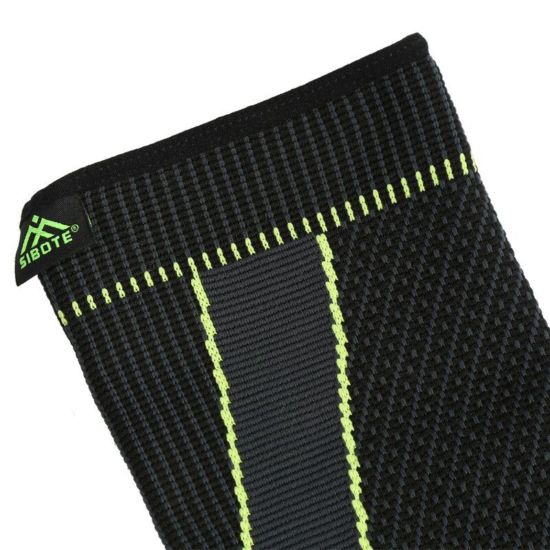 New Style Simple Elasticity Sports Ty Series Green Stripe Elbow Pad Armguards  ST2577