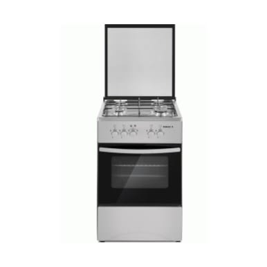 4 Gas Burners Inox 50504b + Ignition & Oven Lamp
