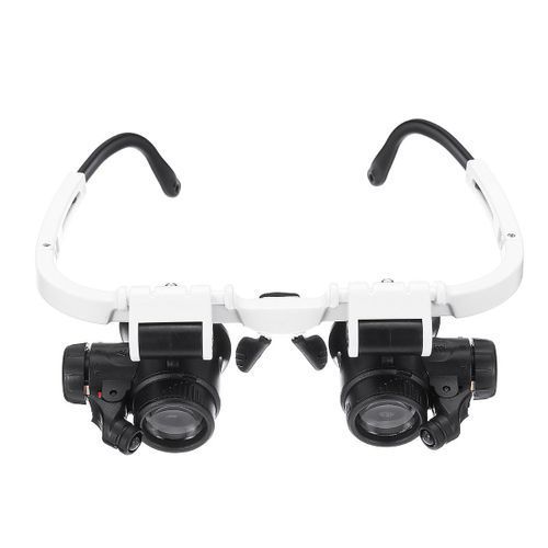 Magnifier Glass 23 Times Adjustable LED Light For Repairing