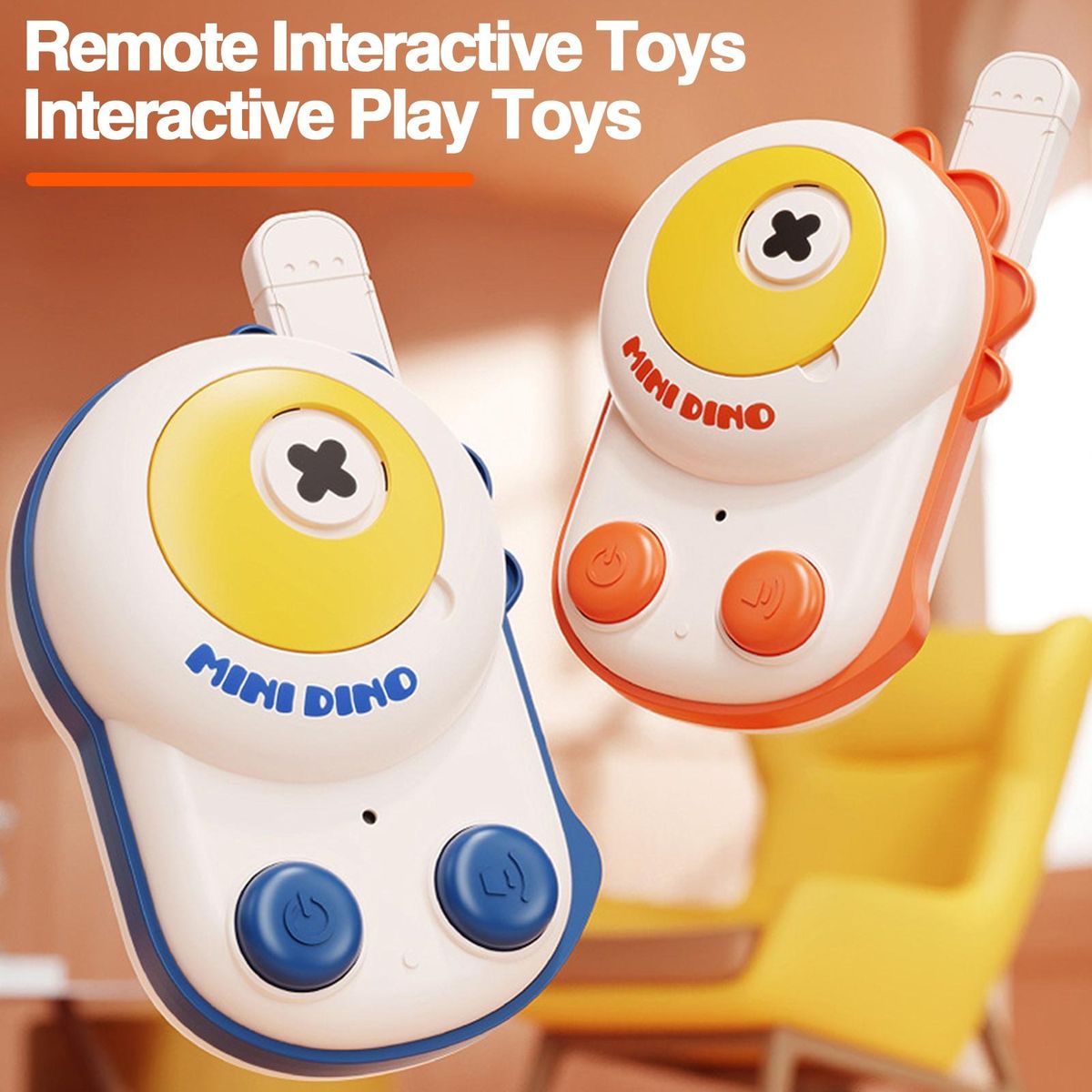 Children Intercoms Roar Communicate 2pcs Wireless Dino for Kids