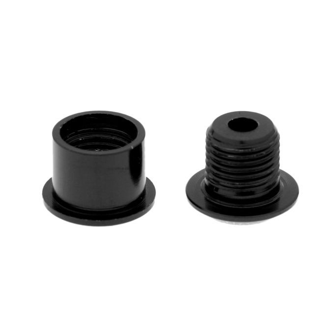 5Pcs Aluminum Alloy Bike Bicycle Chainring Crankset Bolt M8x5mm Black