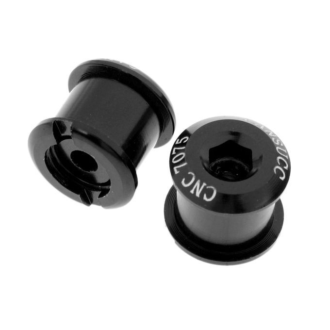 5Pcs Aluminum Alloy Bike Bicycle Chainring Crankset Bolt M8x5mm Black