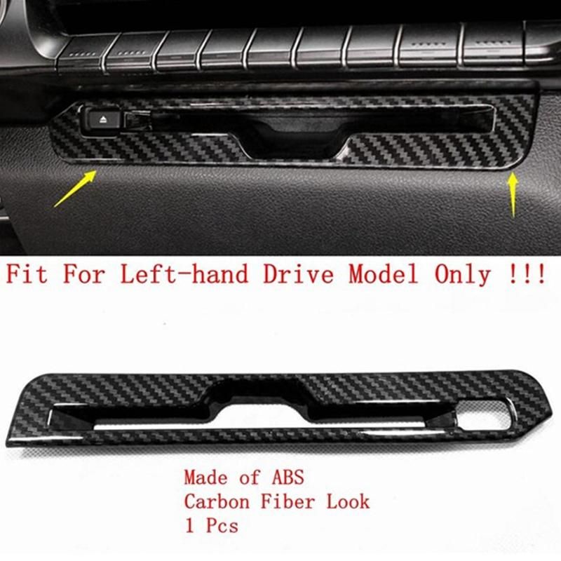 Center Console Dashboard Instrument Cd Panel Decoration Cover Trim Fit for Lexus Ux 200 250H 2019 2020 Abs Carbon Fiber