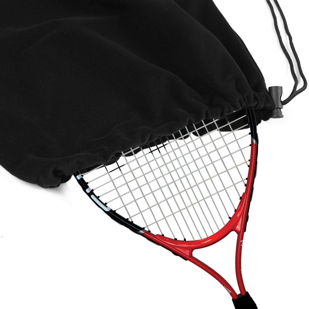 Tennis Racquet Cover Bag Soft Fleece Storage Bag Case For
