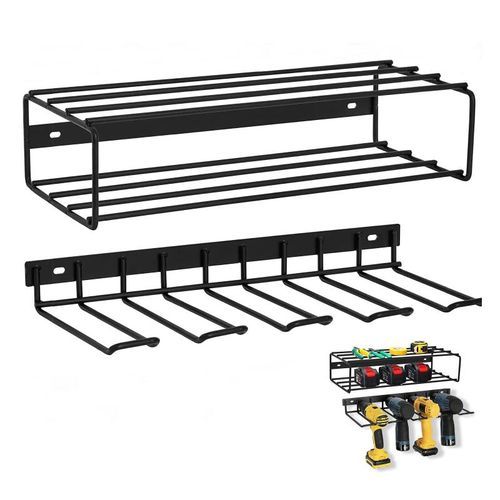 Power Tool Organizer Wall Mount Holder Storage Rack (Drill)