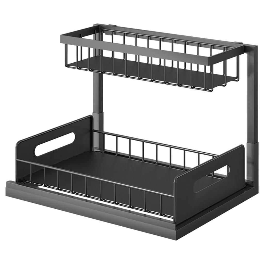 Slide Out Storage Shelves Cosmetics  Rack Pantry Storage For