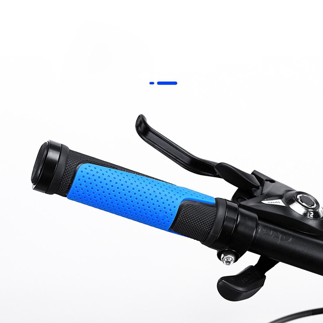 Mountain Bike Grips Non-Slip Durable Shock-Proof Rubber