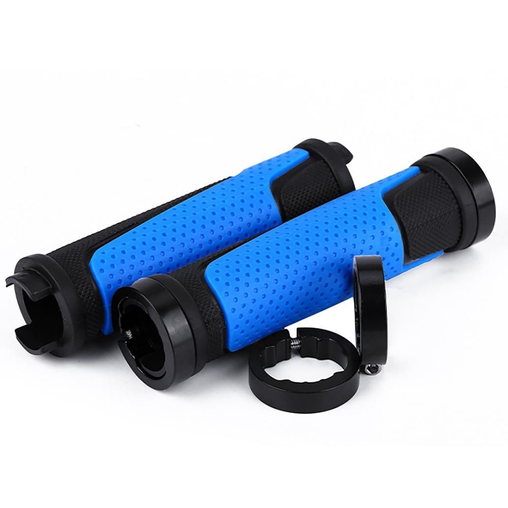 Mountain Bike Grips Non-Slip Durable Shock-Proof Rubber