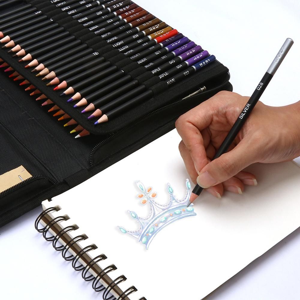 H&B Sketch Painting Color Pen Set Kit for Adults Artist Drawing Picturing Coloring Sketching Calligraphy Portable Present Gift