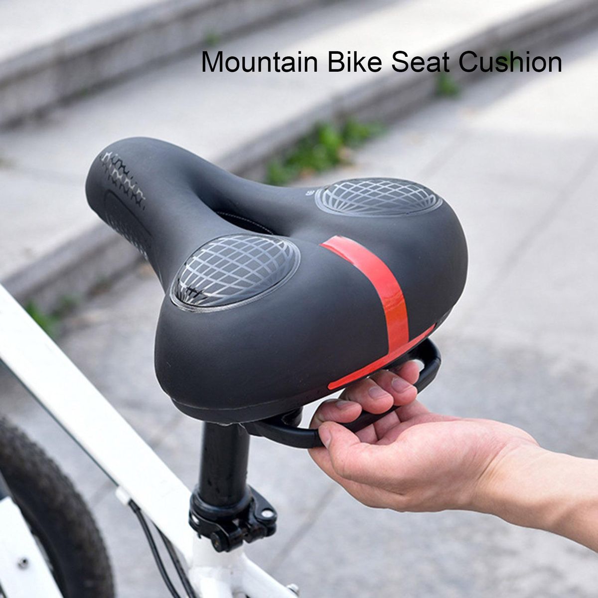 Bicycle Saddle MTB Bike Saddle Cushion Red