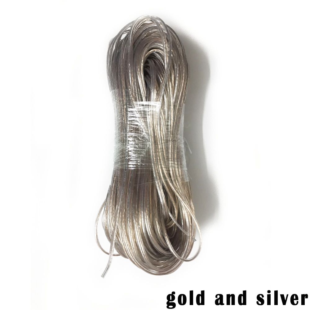 10M 2pin Copper Transparent Color Wire Parallel Line LED