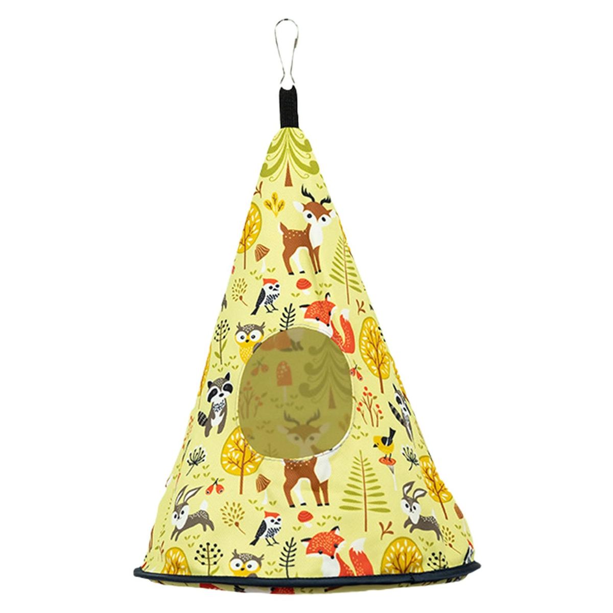 Small Bird Hanging Tent Large Space Washable Cockatiel Small Bird Hanging Tent Lemon Yellow