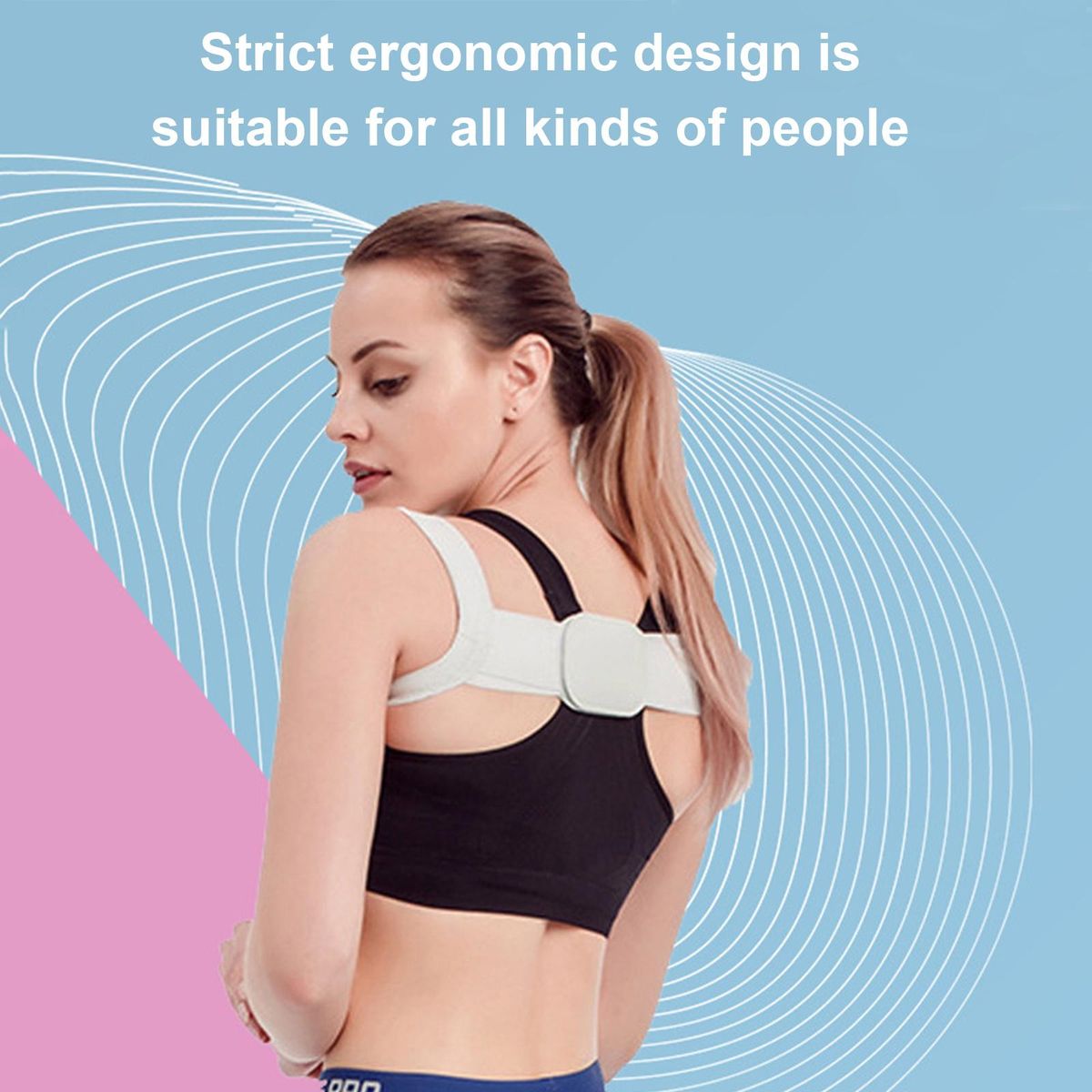Posture Corrector Humpback Correction Belt for Men Women Scoliosis Back Kyphosis Brace Adjustable Straps Shoulder Support Trainer