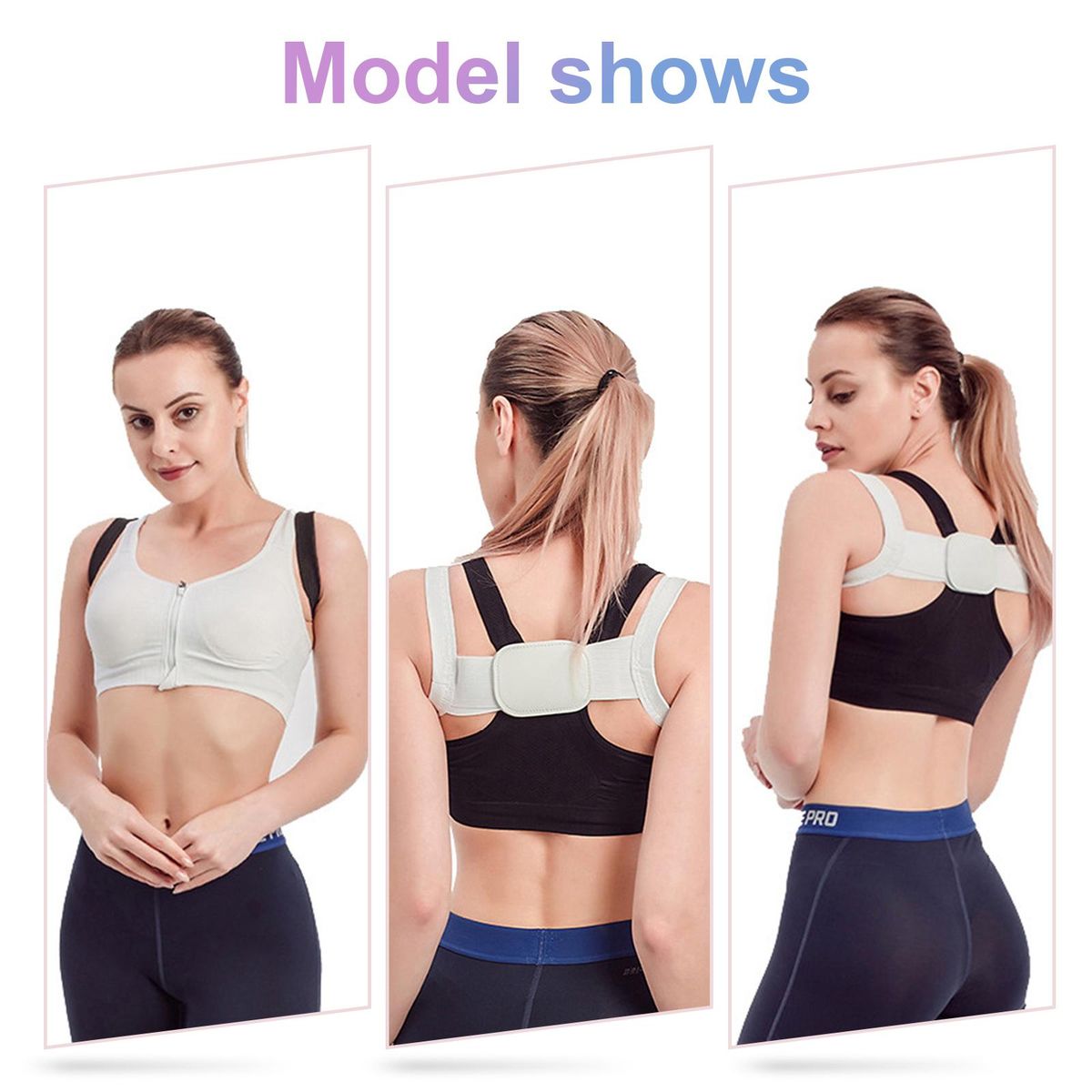 Posture Corrector Humpback Correction Belt for Men Women Scoliosis Back Kyphosis Brace Adjustable Straps Shoulder Support Trainer