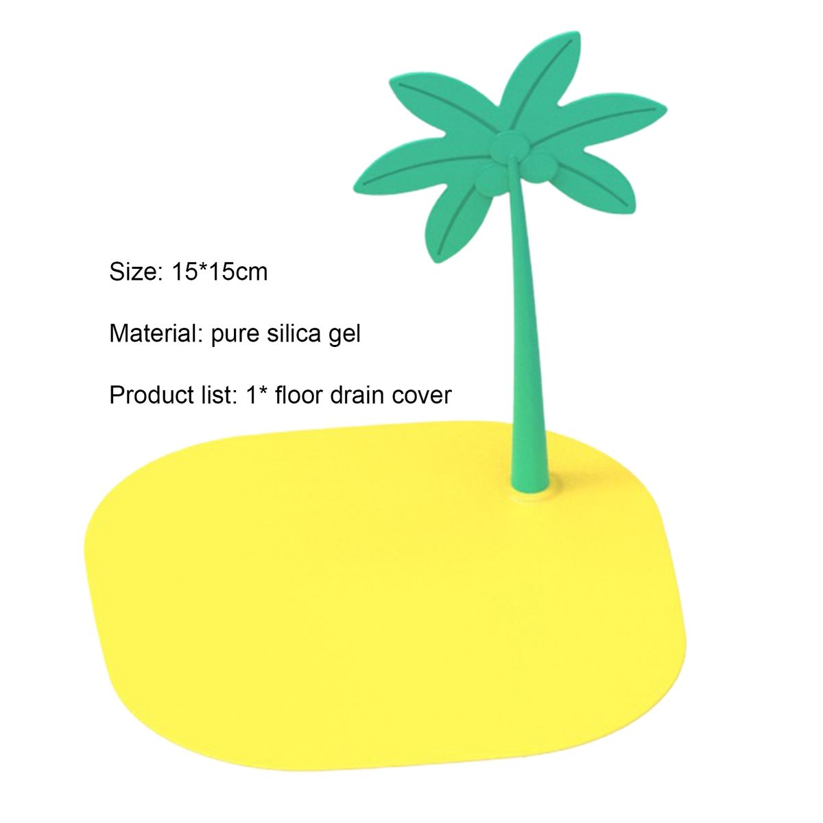Sink Plug Strong Absorption Bathtub Stopper Yellow